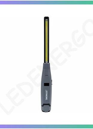 Аккумуляторный светильник vorel cob-диодный 8вт 500лм 2 режима usb-c зарядки для дома и работы