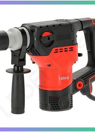 Перфоратор мережевий yato 1500 вт 6 дж для свердл до 36 мм ударний для будівництва