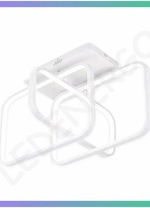 Led світильник figaro 90w прямокутний 3000-4000-5000k з пультом керування для освітлення кімнати білий