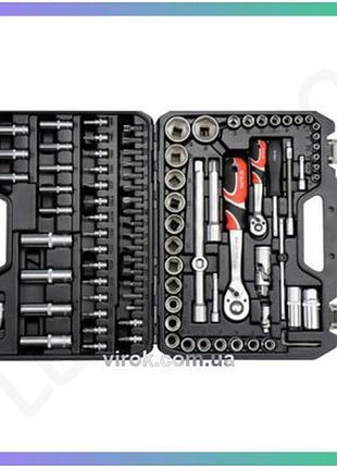 Набір торцевих головок yato 1/2" 1/4" 94 шт для автомобільного і механічного сервісу ключі для гайок