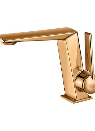 Смеситель для умывальника mone deluxe vilen 60232rg roze gold