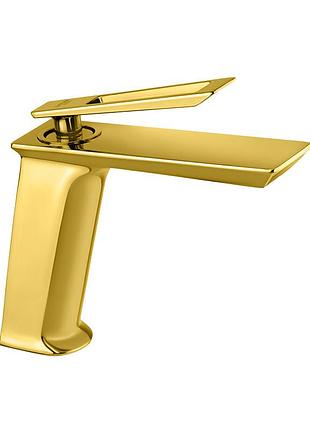 Смеситель для умывальника mone deluxe alen 60024tg gold