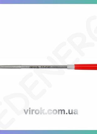 Надфіль алмазний yato круглий 160х50 мм ø4 мм для обробки металу і каменю шліфувальний інструмент
