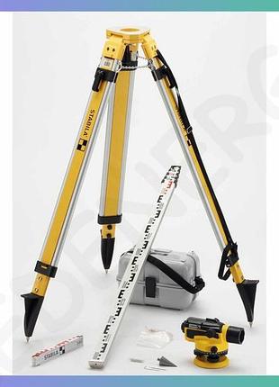 Нівелір оптичний stabila ols 26 26x 2 мм/км штатив кейс захистний кожух ip54 для будівництва