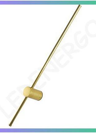 Led настінний світильник pointer violux 16w 3000/4200/6000k золотий для спальні вітальні освітлення