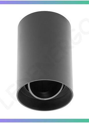 Світильник gtv resto круглий чорний 80x125mm ip20 max 20w для освітлення офісів і ресторанів