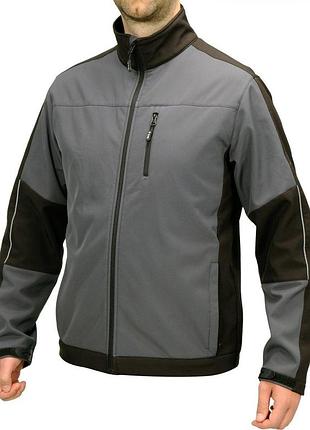 Куртка рабочая softshell yato черная темно-серая водонепроницаемая для мужчин три кармана утепленная 4