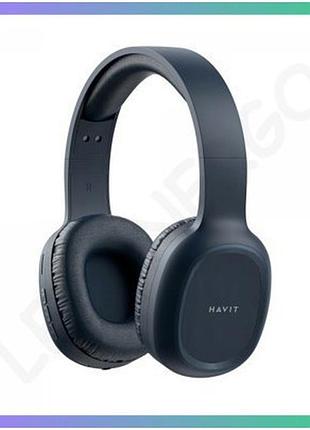 Бездротові навушники havit hv-h2590bt pro сині bluetooth для музики та дзвінків блютуз навушники