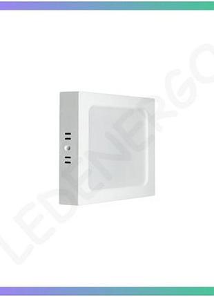 Світильник led накладний violux frame-n 12w 5000k квадратний для офісу і дому освітлення