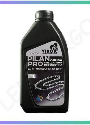 Масло моторное virok pilan pro 1 л для смазки пышных цепей бензопил