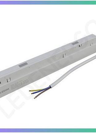 Трансформатор для трекових систем вбудований oledim ol103 48v 300w білий блок живлення для led світильників