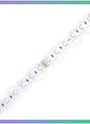 Світлодіодна стрічка colors 60-5050 24v 16.8w rgb 4000k 5м для підсвічування ціна за 1м відвантаження бобінами по 5м