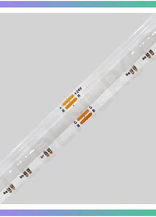 Світлодіодна стрічка rishang cob 24v 16w rgb 5м для декоративного освітлення інтер'єрів ціна за 1м мін зам 5м бобіна