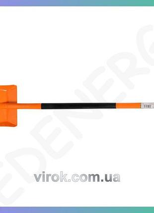 Лопата совковая flo с повышенным бортом металлической рукояткой для копания и садоводства
