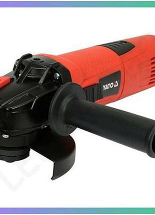 Кутова шліфмашина yato 125мм 1700вт 2850-10500об/хв для різання металу та бетону шліфувальна машина