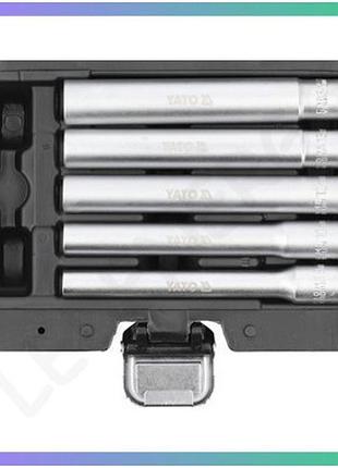 Головки торцевые yato 1/4" 3/8" длинные 8 10 12 13 14 мм для откручивания гаек 120 мм