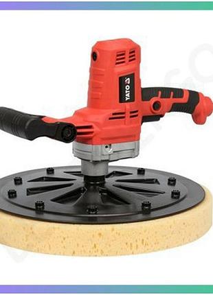 Шліфмашина для штукатурки yato 750вт 230в диск 375мм обробка гіпсу цементу шліфувальна машина sku_yt-82330
