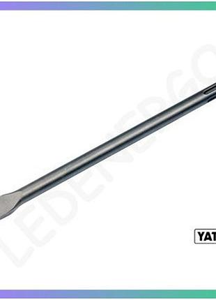 Долото плоске yato sds-max 400мм 25мм для буріння в бетоні та камені інструмент для свердління