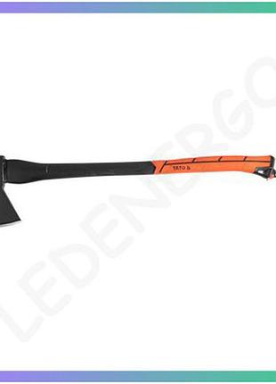 Топор yato 1 кг с рукояткой из стекловолокна для рубки дров и срезания веток