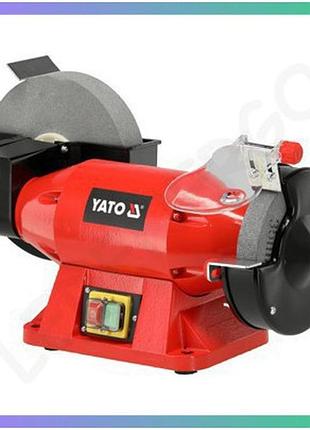 Точильний верстат з мокрим диском yato 520вт 150х32мм для шліфування заточування інструментів