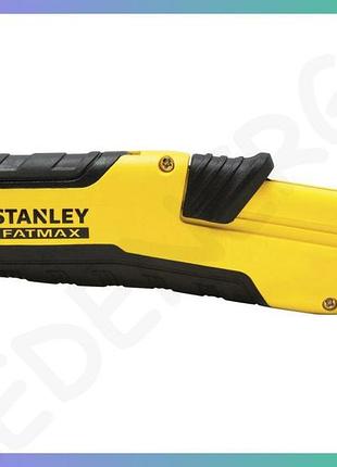 Ніж безпечний stanley fatmax зі змінним лезом і 4 запасними лезами для роботи та побуту
