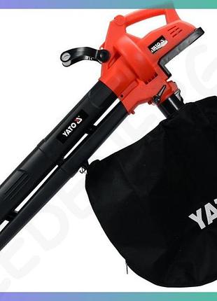 Порохотяг для листя yato 12500 об/хв продуктивність 8 м3/хв збірник 45 л садовий пилосос