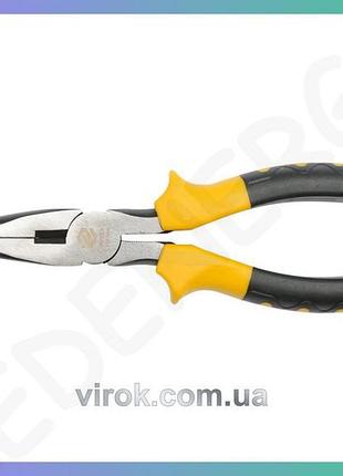 Тонкогубці vorel прямі 180мм плоскогубці для точних робіт монтажні плоскогубці