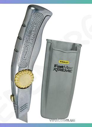 Нож stanley fatmax xtreme выдвижное трапецевидное лезвие 205 мм для резки и монтажа