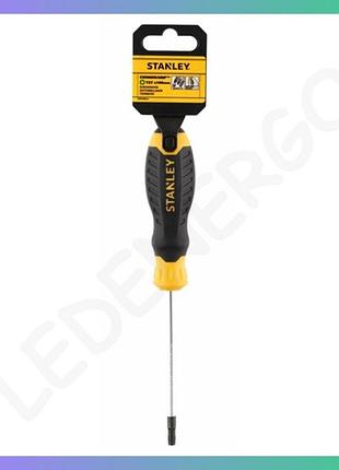 Отвертка звездная stanley cushiongrip torx т27 100мм для ремонта техники инструмент монтажа