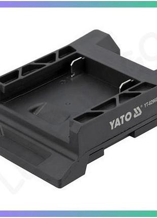 Адаптер акумулятора yato для прожектора bosch pro 18v зарядний пристрій для акумуляторів