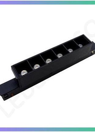 Led світильник трековий магнітний magnetic light 6вт 4000к 510 лм чорний для офісу та дому