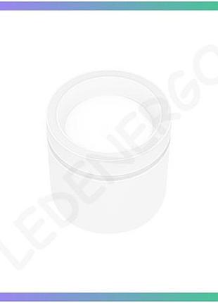 Накладний точковий світильник lion білий gx53 15вт для освітлення віталень кухонь офісів