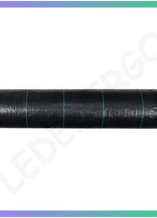 Агроткань защитная накрывная flo 1.6 х 20 м 90 г/м2 черная для мульчирования растений без гербицидов