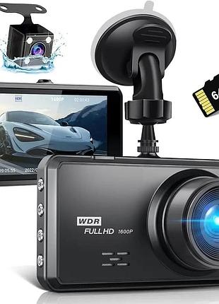 Автомобильный видеорегистратор miden s7 2,5k, черный