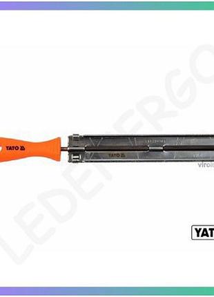 Направляющая с напыльником yato ø4,5 мм l250 мм для ремонта цепей правки звеньев цепи