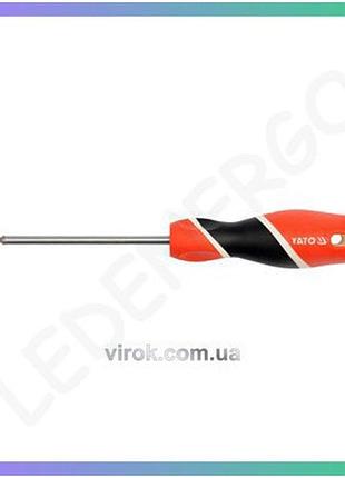 Отвертка звездная yato torx t30 100мм для ремонта техники инструмент для монтажа