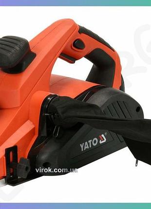 Электрический рубанок yato 1300 вт ширина 110 мм глубина строгания 0-3,5 мм для обработки дерева