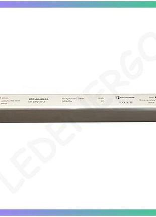 Led драйвер компактний 24 вт 24 в серія тонка для живлення світлодіодної стрічки