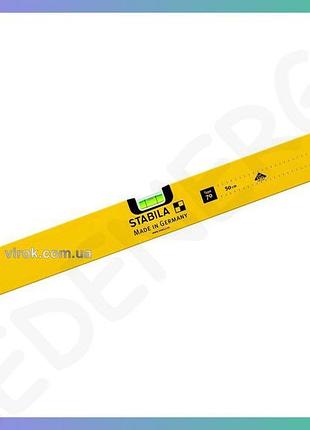 Уровень stabila type 70 50 см 2 капсулы точность 0,50 mm/m для строительства и ремонта
