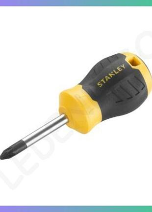 Отвертка крестовая stanley cushion grip ph2 45мм для ремонта и монтажа инструмент для работы