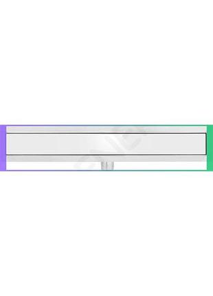 Линейный напольный трап fala wet-dry white glass 70х7х2 см сифон для ванной комнаты