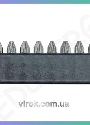 Викруткова насадка vorel pz2 25 мм crv 10 шт для електроінструментів насадка для викрутки