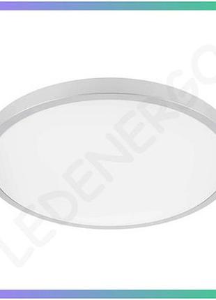 Світильник gtv atol ø400mm 4000k 32w ip54 срібний плафон для освітлення приміщень та вулиці