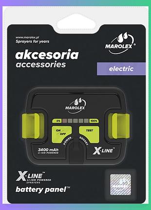 Аккумуляторная батарея marolex 3,4 a/h li-ion для опрыскивателей сада батарея для растений