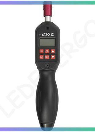 Динамометрическая отвертка yato с цифровым дисплеем 1/4" держатель 0,3-3 нм длина 215 мм