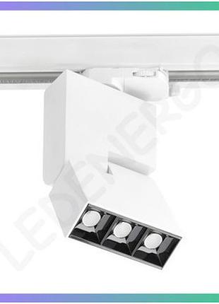 Світильник трековий led gtv sierra 8w 4000k білий для освітлення офісів і торгових приміщень