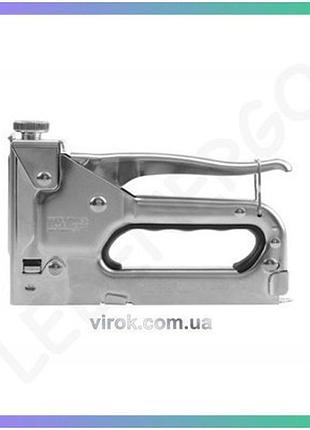 Степлер yato регулируемый для обивки 4-14x0,7x11,3 мм инструмент для ремонта скобами