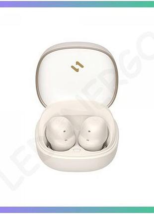 Бездротові навушники havit tw969 tws бежеві bluetooth 5.3 з мікрофоном для геймерів та музики