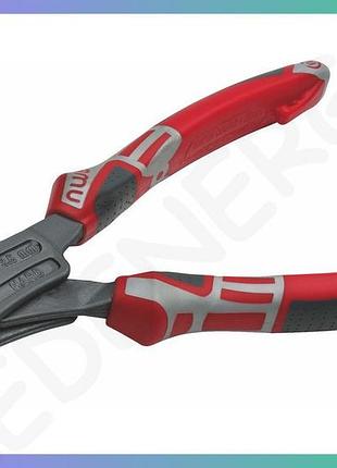 Кусачки поперечні nws power bolt 200 мм силові з композитними ручками для електромонтажу