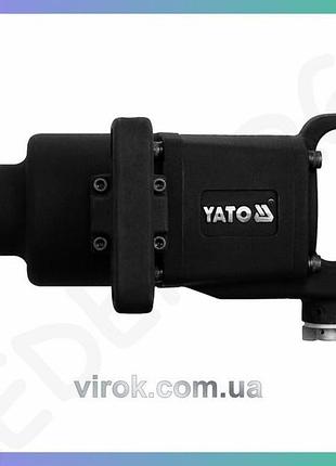 Гайковерт ударный пневматический yato квадрат 1" 2600nm 560л/мин 4000б/мин для ремонта автомобилей